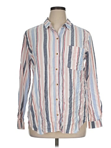 Maeve by Anthropologie Long Sleeve Button-Down Shirt (view 1)