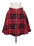 Hot Topic Plaid Red Casual Skirt Size S - photo 1