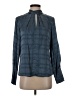 Rebecca Taylor Blue Long Sleeve Blouse Size 4 - photo 1