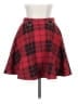 Hot Topic Plaid Red Casual Skirt Size S - photo 2