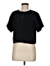 J.Crew 365 100% Polyester Black Short Sleeve Top Size 8 - photo 1