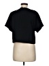 J.Crew 365 100% Polyester Black Short Sleeve Top Size 8 - photo 2