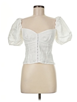 Reformation Short Sleeve Blouse