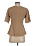 Theory Tan Short Sleeve Blouse Size P (petite) - photo 2