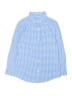Vineyard Vines Performance Checkered-gingham Blue Long Sleeve Button-Down Shirt Size 7 - photo 1