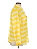 Coldwater Creek 100% Polyester Stripes Yellow Long Sleeve Blouse Size 16 - photo 4
