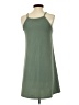 Wallflower Solid Green Casual Dress Size S - photo 2