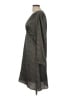 Molly Bracken 100% Polyester Chevron-herringbone Gray Casual Dress Size L - photo 5