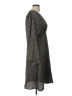 Molly Bracken 100% Polyester Chevron-herringbone Gray Casual Dress Size L - photo 4