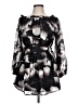 Beivy 100% Polyurethane Print Black Cocktail Dress Size L - photo 1