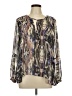 Staring at Stars 100% Polyester Purple Long Sleeve Blouse Size L - photo 1