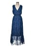 Nine Britton 100% Polyester Blue Cocktail Dress Size M - photo 1