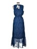Nine Britton 100% Polyester Blue Cocktail Dress Size M - photo 2