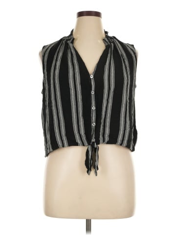 1.State Sleeveless Button-Down Shirt (view 1)