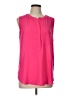 Not Your Daughter's Jeans 100% Polyester Pink Sleeveless Blouse Size L - photo 1