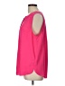 Not Your Daughter's Jeans 100% Polyester Pink Sleeveless Blouse Size L - photo 5
