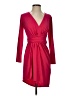 Express Solid Burgundy Cocktail Dress Size XS - photo 1