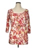 CAbi 100% Rayon Orange 3/4 Sleeve Top Size XL - photo 1