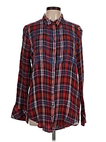 Free People Long Sleeve Button-Down Shirt (view 1)