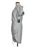 Express Solid Gray Casual Dress Size M - photo 5