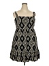 Rewind 100% Rayon Argyle Black Cocktail Dress Size XXL - photo 1