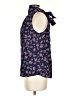Oliphant Blue Sleeveless Blouse Size S - photo 5