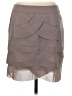 Love 21 Solid Gray Formal Skirt Size M - photo 1