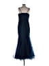 La Perle by Impression 100% Polyester Blue Cocktail Dress Size 14 - photo 2