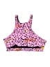 Beach Riot Animal Print Pink Swimsuit Top Size S - photo 1