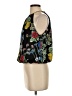 Alice + Olivia Floral Black Sleeveless Blouse Size S - photo 5