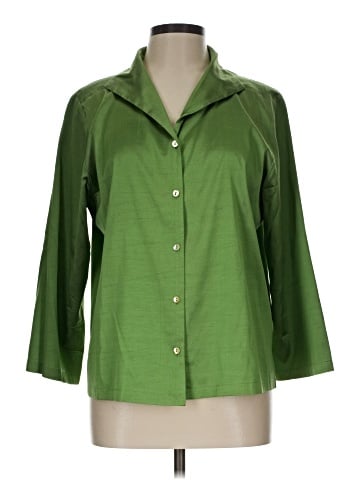 Eileen Fisher 3/4 Sleeve Silk Top (view 1)