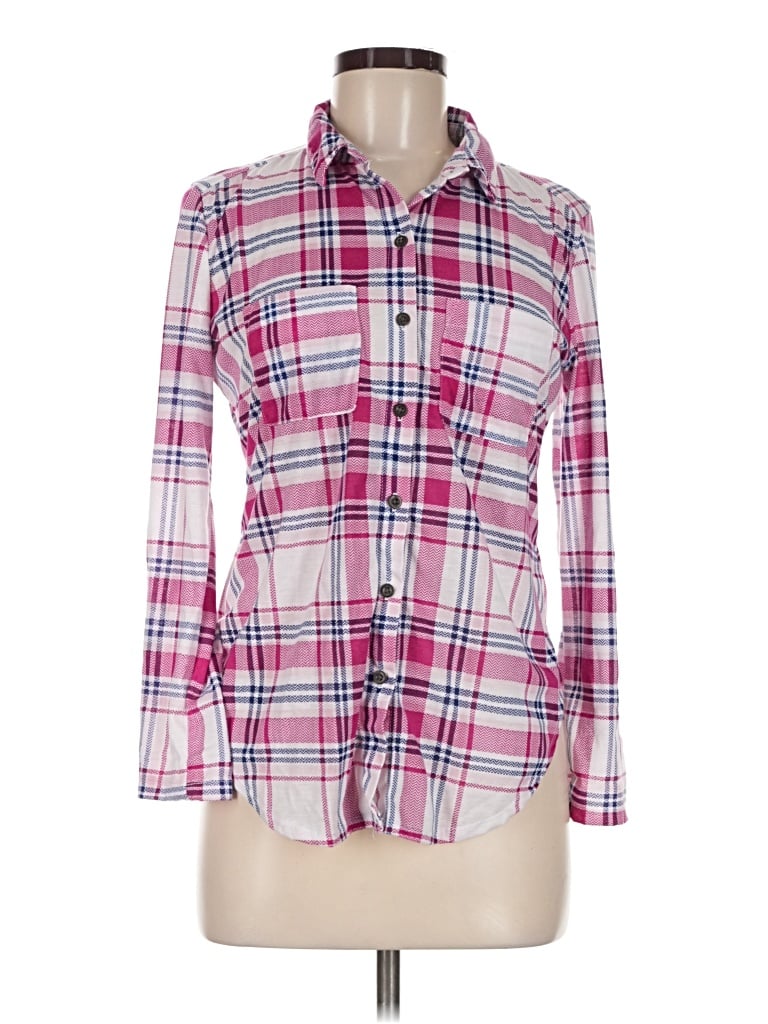 Pre-owned Joe Boxer Long Sleeve Blouse In Pink