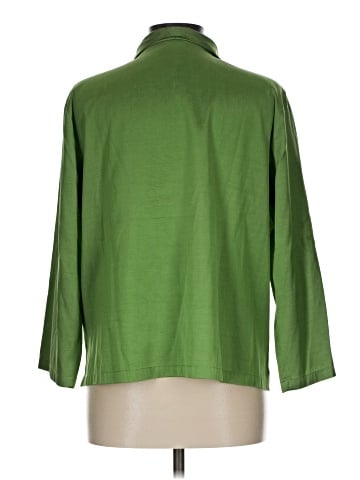 Eileen Fisher 3/4 Sleeve Silk Top (view 2)