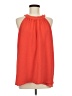 Adrienne Vittadini 100% Polyester Orange Sleeveless Blouse Size M - photo 1