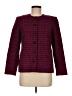 Alfred Dunner Tweed Burgundy Jacket Size 6 (petite) - photo 1