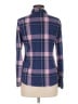rue21 100% Polyester Plaid Blue Long Sleeve Blouse Size M - photo 2