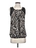 Maurices 100% Polyester Silver Sleeveless T-Shirt Size S - photo 1