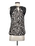 Maurices 100% Polyester Silver Sleeveless T-Shirt Size S - photo 2