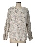 Cupio 100% Polyester Tweed White Pullover Sweater Size L - photo 1