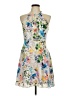 Express Outlet 100% Polyester Floral Blue Cocktail Dress Size 10 - photo 1