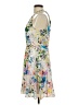 Express Outlet 100% Polyester Floral Blue Cocktail Dress Size 10 - photo 5