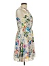 Express Outlet 100% Polyester Floral Blue Cocktail Dress Size 10 - photo 4