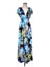 Karizma Tropical Blue Casual Dress Size S (estimated) - photo 1