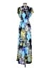 Karizma Tropical Blue Casual Dress Size S (estimated) - photo 2