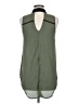 Monteau Green Sleeveless Button-Down Shirt Size M - photo 2