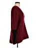 Lyssé Color Block Burgundy Pullover Sweater Size M - photo 4