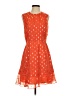 Hutch Orange Cocktail Dress Size 4 - photo 1