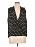 Pink Rose 100% Polyester Black Sleeveless Blouse Size L - photo 1