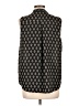 Pink Rose 100% Polyester Black Sleeveless Blouse Size L - photo 2