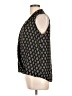 Pink Rose 100% Polyester Black Sleeveless Blouse Size L - photo 5